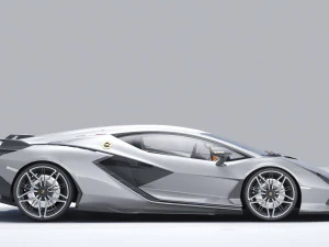 Supercar Sian 2020 3D Model
