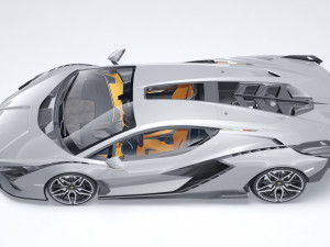 Supercar Sian 2020 3D मॉडल