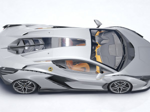 Supercar Sian 2020 3D मॉडल