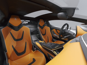 Supercar Sian 2020 3D मॉडल