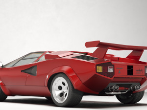 Classic Supercar Countach 5000 1985 Modello 3D