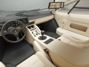 Classic Supercar Countach 5000 1985 Modello 3D