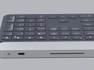 ロジクール Craft ワイヤレス キーボード 3Dモデル