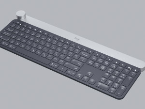 Logitech Craft wireless keyboard 3D Model