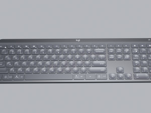 Logitech MX keys 3D Model