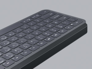 Logitech MX keys 3D Model