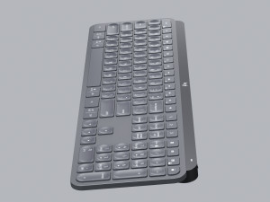 Logitech MX keys 3D Model