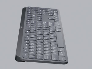 Logitech MX keys 3D Model