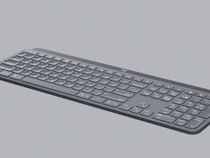 Logitech MX keys 3D Model