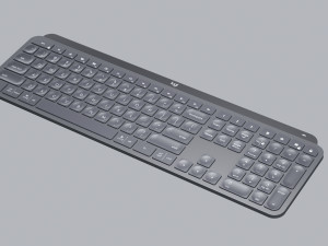 Logitech MX keys 3D Model