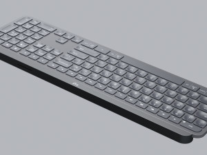 Logitech MX keys 3D Model