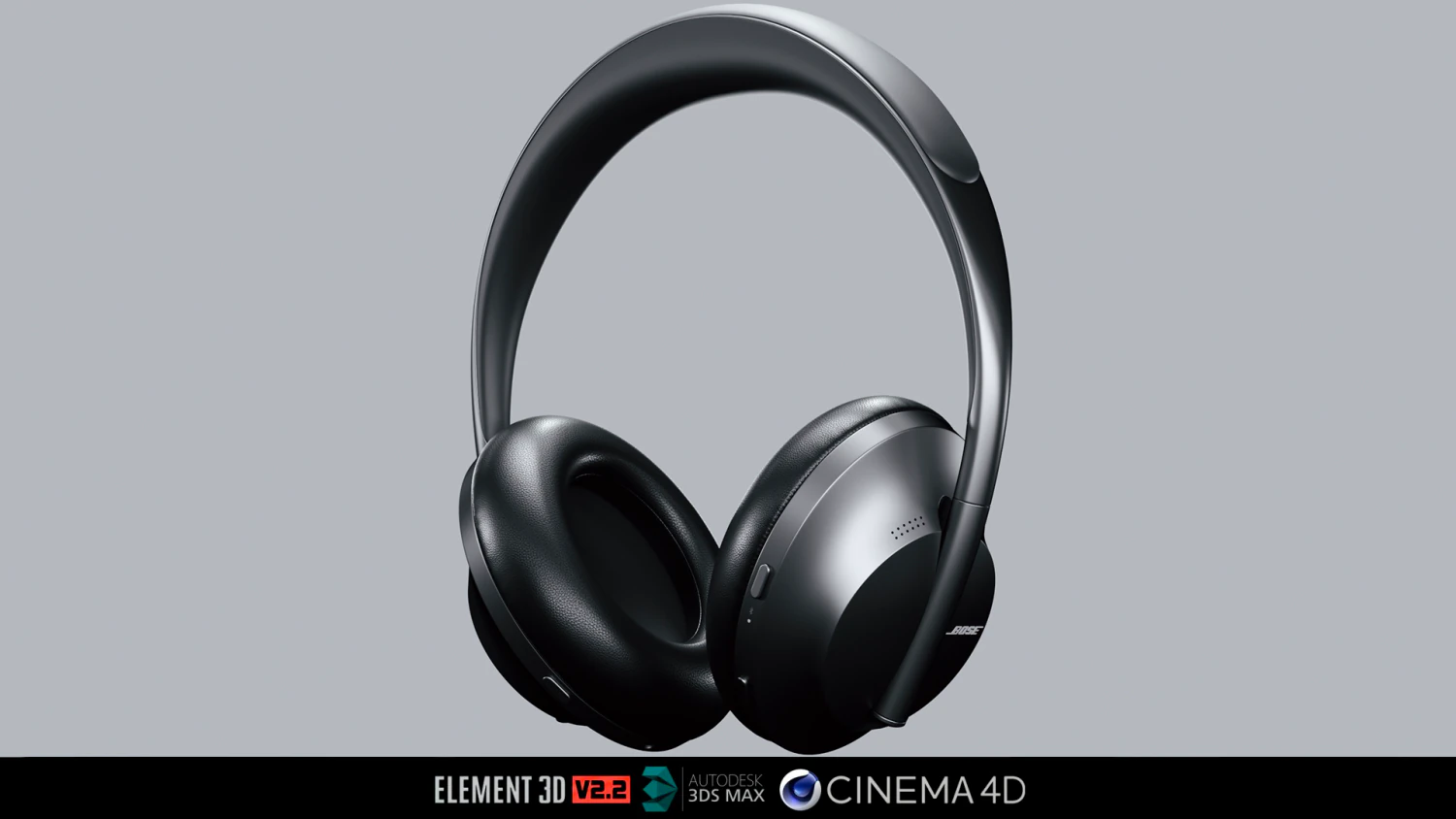 Bose Noise Cancelling 700 3D Model .c4d .max .obj .3ds .fbx .stl .blend 