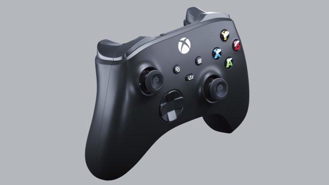 Microsoft Xbox Series X Controlador Modelo 3D - Descargar