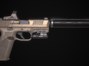 FN 509 Pistol 3Dモデル