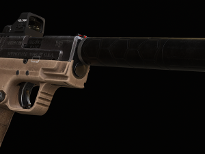 XD-9 Sub Compact Pistol 3D 모델