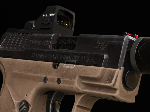 XD-9 Sub Compact Pistol 3D Model