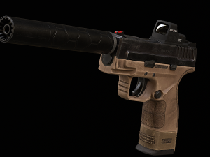 XD-9 Sub Compact Pistol 3D 모델