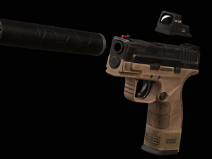 XD-9 Sub Compact Pistol 3D 모델