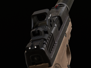 XD-9 Sub Compact Pistol 3D 모델