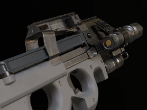 P90 SMG 3D Model