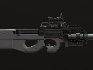 P90 SMG 3D-Modell