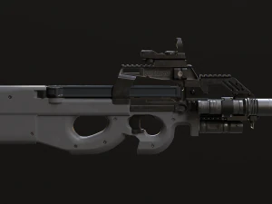 P90 SMG 3D Model