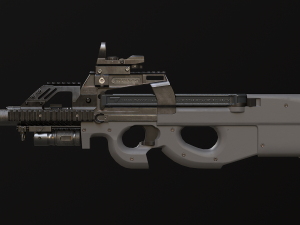P90 SMG 3D-Modell
