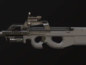 P90 SMG 3D Model