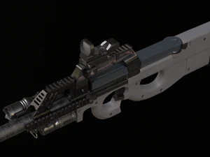 P90 SMG 3D Model