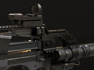 P90 SMG 3D Model