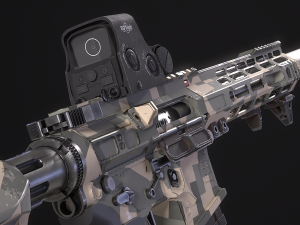 AR-15 SLR 3D 模型