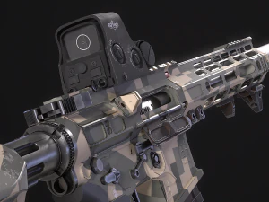 AR-15 SLR 3D Model