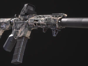AR-15 SLR 3D Model
