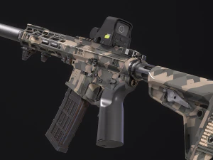 AR-15 SLR 3D Model