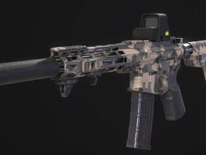 AR-15 SLR 3D Model