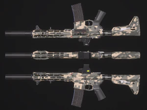 AR-15 SLR 3D Model