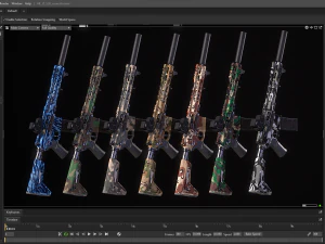 AR-15 SLR 3D Model