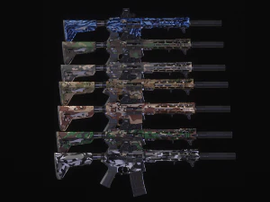 AR-15 SLR 3D Model