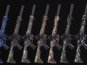 AR-15 SLR 3D 模型