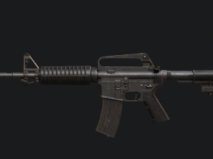 Colt M16 A2 Assault Rifle 3D Model
