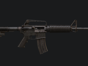 Colt M16 A2 Assault Rifle Model 3D