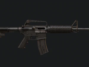 Colt M16 A2 Assault Rifle 3D Model
