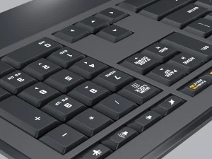 Logitech K740 3D Model