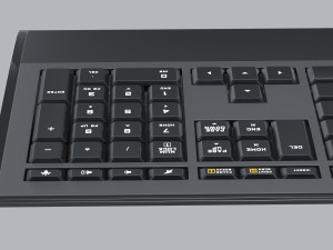 Logitech K740 3D Model