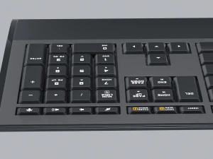 Logitech K740 3D Model