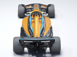 F1 McLaren MCL 36 2022 Model 3D