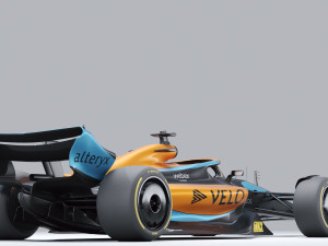 F1 McLaren MCL 36 2022 Model 3D