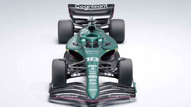 F1 Aston Martin AMR22 2022 3D Модель .c4d .max .obj .3ds .fbx .stl .blend 