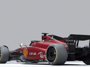 F1 Alpine A522 2022 3D Model