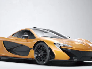 McLaren P1 2014 3D Model